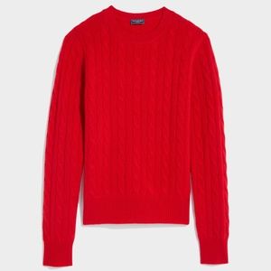 Vineyard Vines Cashmere Classic Cable Crewneck Sweater